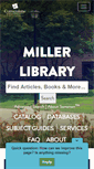 Mobile Screenshot of library.cornerstone.edu