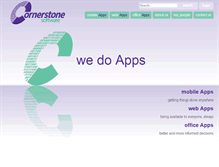 Tablet Screenshot of cornerstone.co.nz