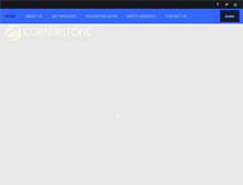Tablet Screenshot of cornerstone.tv